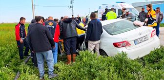 Aksaray'da iki otomobilin çarpışması sonucu 4 kişi yaralandı