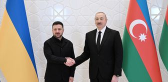 Aliyev ve Zelenskiy Azerbaycan'ın Gebele şehrinde görüştü