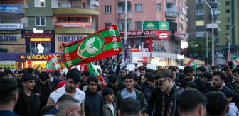 Amed Sportif Faaliyetler'in Süper Lig'e yükselmesi Diyarbakır'da coşkuyla kutlandı