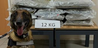 Anadolu Otoyolu'nun Düzce kesiminde durdurulan minibüste 12 kilogram uyuşturucu ele geçirildi