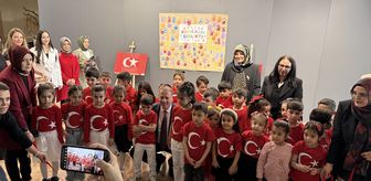 Anaokulu öğrencilerinden 23 Nisan sergisi
