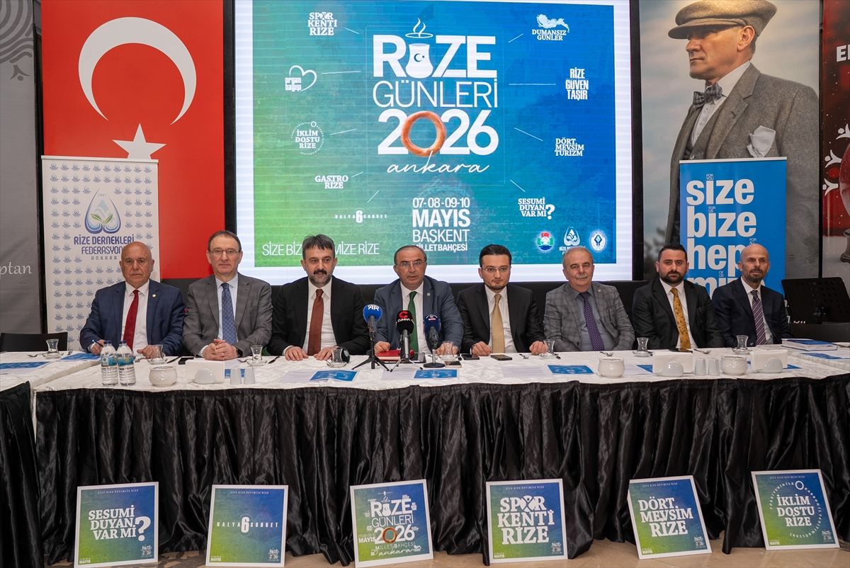 Ankara'da 7-10 Mayıs tarihlerinde düzenlenecek "Rize Tanıtım Günleri"nin tanıtım toplantısı yapıldı