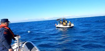 Antalya açıklarında yardım talebinde bulunan özel teknedeki 5 kişi kurtarıldı