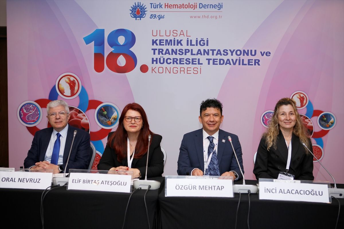Antalya'da 18. Kemik İliği Transplantasyonu ve Hücresel Tedaviler Kongresi başladı
