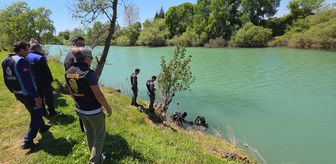 Antalya'da 6 gündür kayıp olan belediye personeli için ırmakta arama çalışması yapıldı