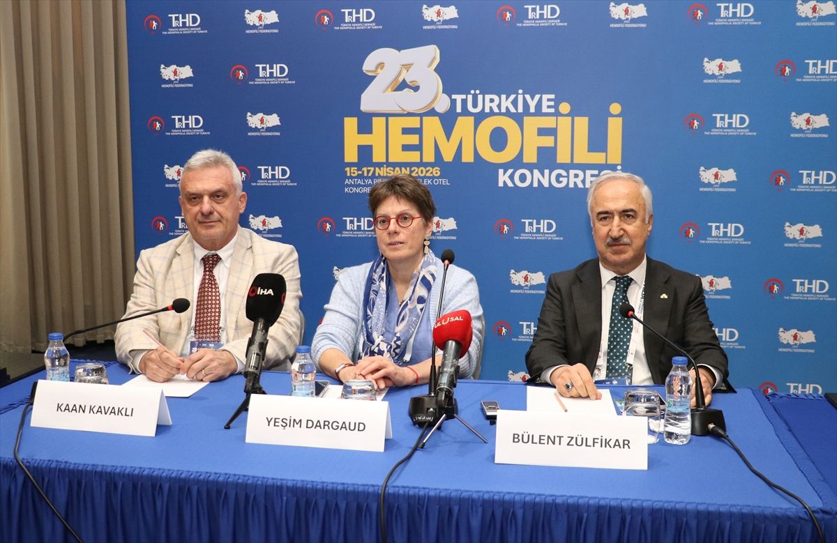 Antalya'da düzenlenen 23. Türkiye Hemofili Kongresi başladı