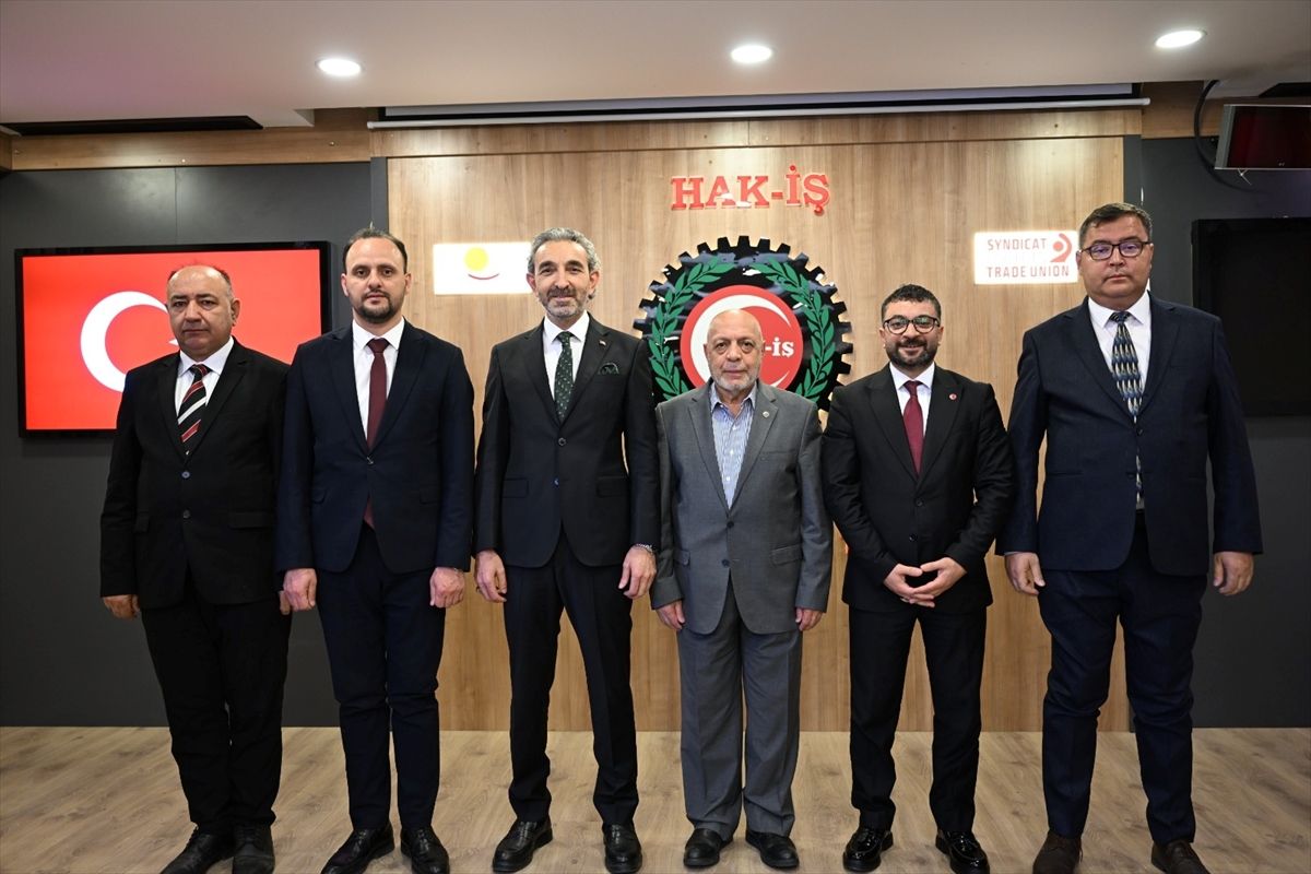 HAK-İŞ Konfederasyonu Kayseri İl Başkanı Navruz, HAK-İŞ Genel Başkanı Arslan'ı ziyaret etti
