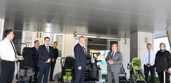 Antalya'da ihtiyaç sahiplerine engelli aracı ve bebek arabası bağışı yapıldı