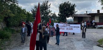 Antalya'da köy sakinleri 23 Nisan'ı kutladı