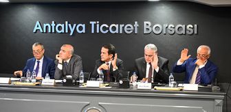 Antalya Ticaret Borsası nisan ayı meclis toplantısı yapıldı