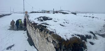 Ardahan'da kar ve yağmurun ağırlığına dayanamayan evde göçük oluştu