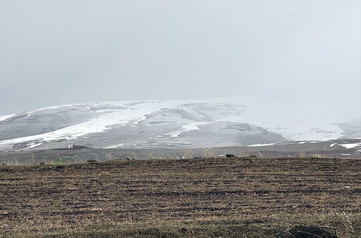 Ardahan'ın yüksek kesimlerinde kar etkili oldu
