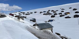Ardahan ve Kars'ın yüksek kesimleri karla kaplandı