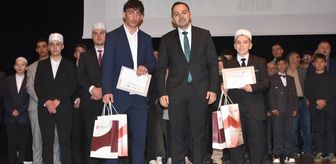 Artvin'de 'Genç Bilaller Ezan Okuma Yarışması' bölge finali yapıldı