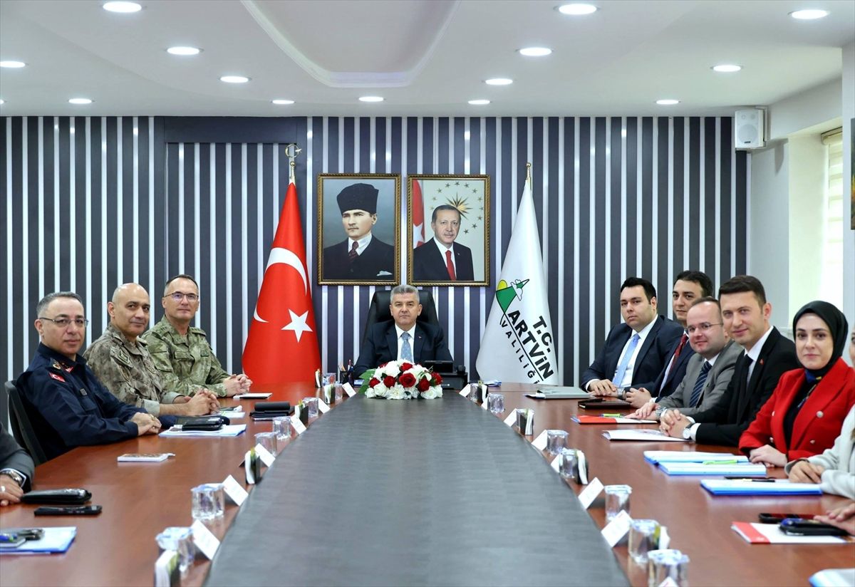 Artvin'de Güvenlik ve Asayiş Koordinasyon Kurulu Toplantısı düzenlendi