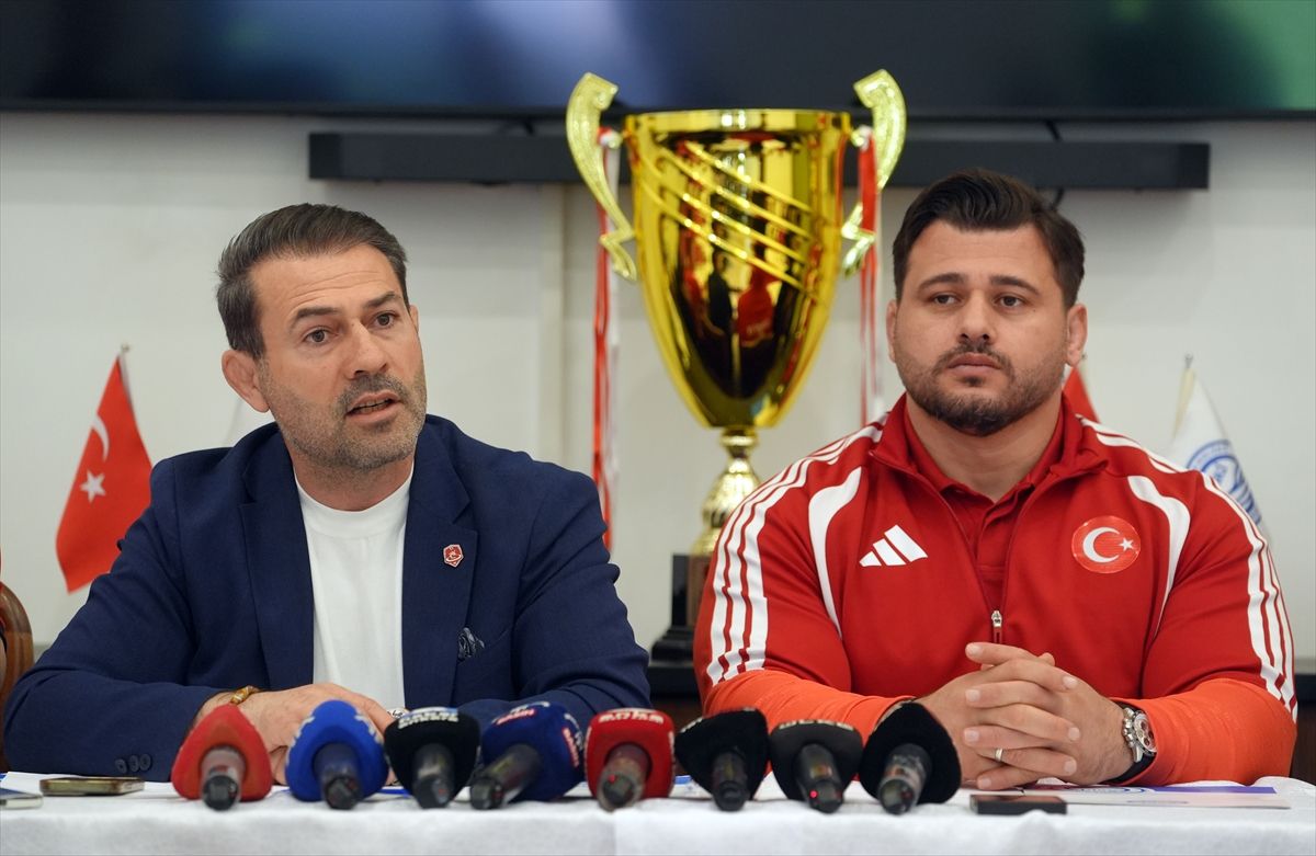 Avrupa şampiyonu milli sporcular, Ankara'da basınla buluştu