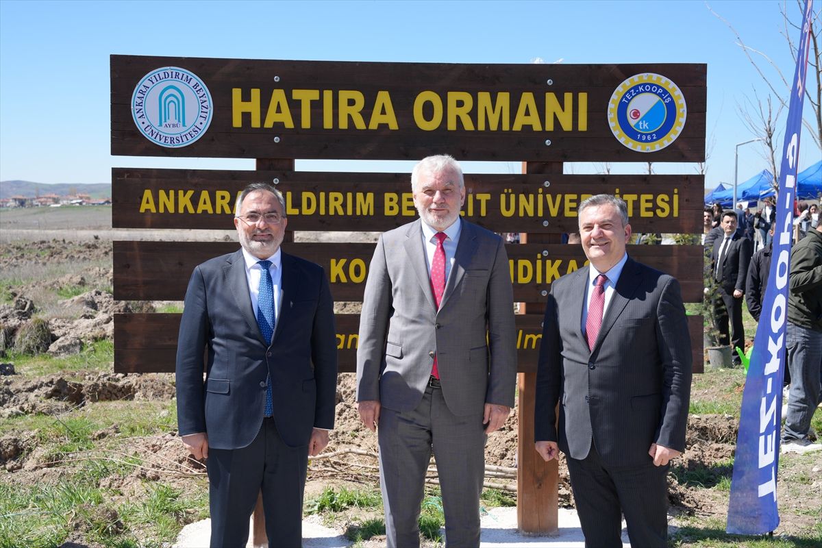 AYBÜ Esenboğa Külliyesi'nde 2 bin fidan toprakla buluşturuldu