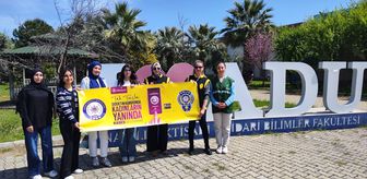 Aydın'da polisler, üniversite öğrencilerine KADES'i anlattı