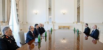 Azerbaycan Cumhurbaşkanı Aliyev, İçişleri Bakanı Çiftçi'yi kabul etti