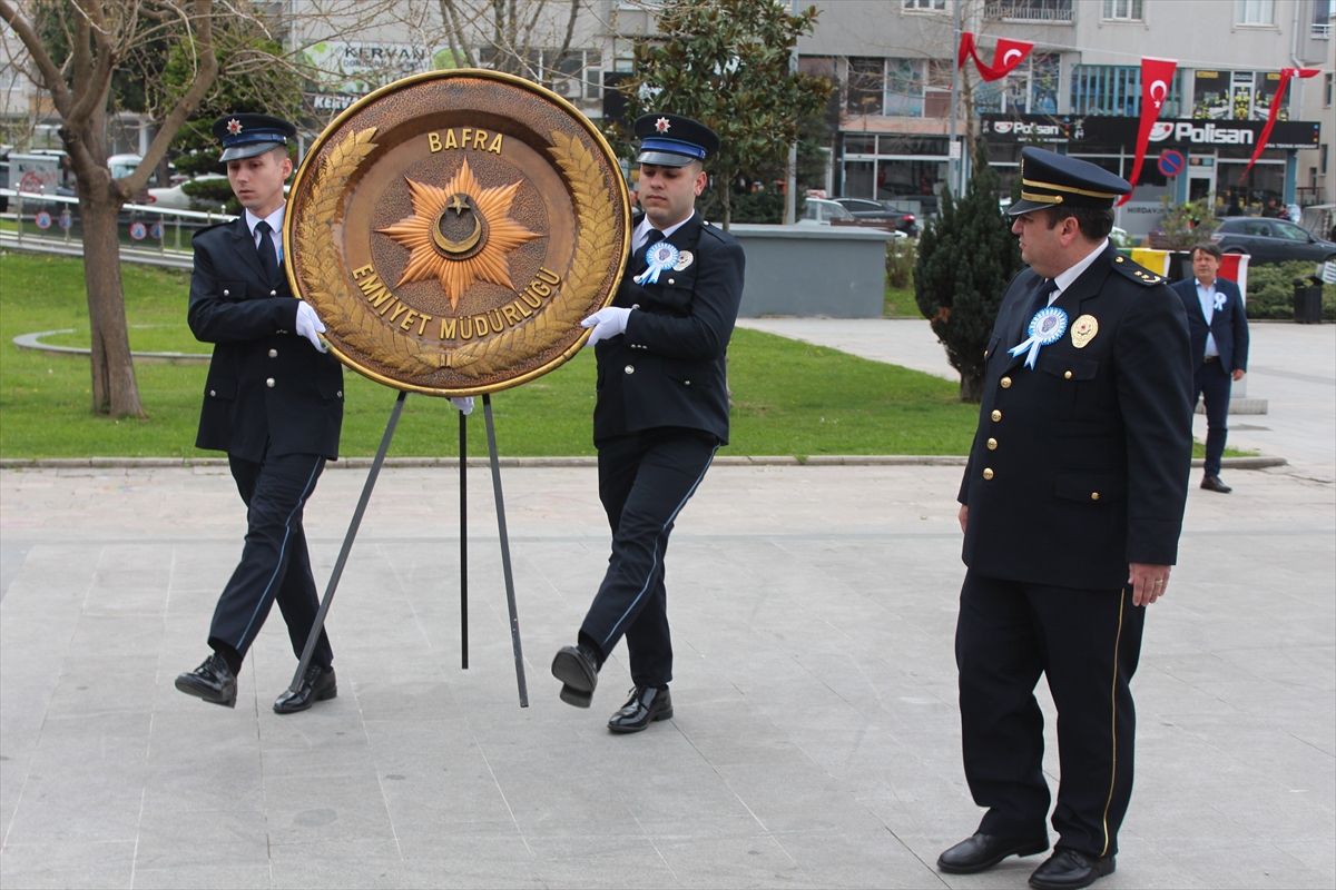 Bafra'da Türk Polis Teşkilatı'nın 181. yıl dönümü kutlandı