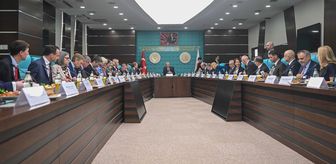 Bakan Bolat, AB ülkelerinin büyükelçileriyle bir araya geldi Açıklaması