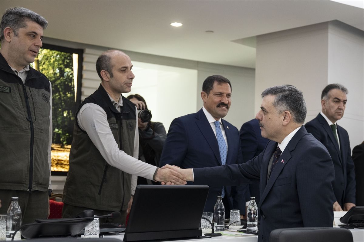 Bakan Çiftçi, "Orman Yangınlarında Riskli İllerin Valileriyle Koordinasyon Toplantısı"na katıldı Açıklaması