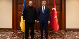 Bakan Fidan, Ukrayna Ulusal Güvenlik ve Savunma Konseyi Sekreteri Umerov ile Ankara'da görüştü