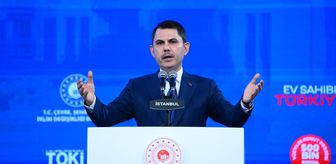 Bakan Kurum, 'Ev Sahibi Türkiye' İstanbul kura çekim töreninde konuştu Açıklaması