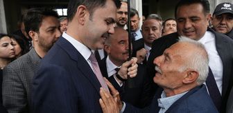 Bakan Kurum oğlunun vasiyeti yerine getirilen şehit babasıyla buluştu