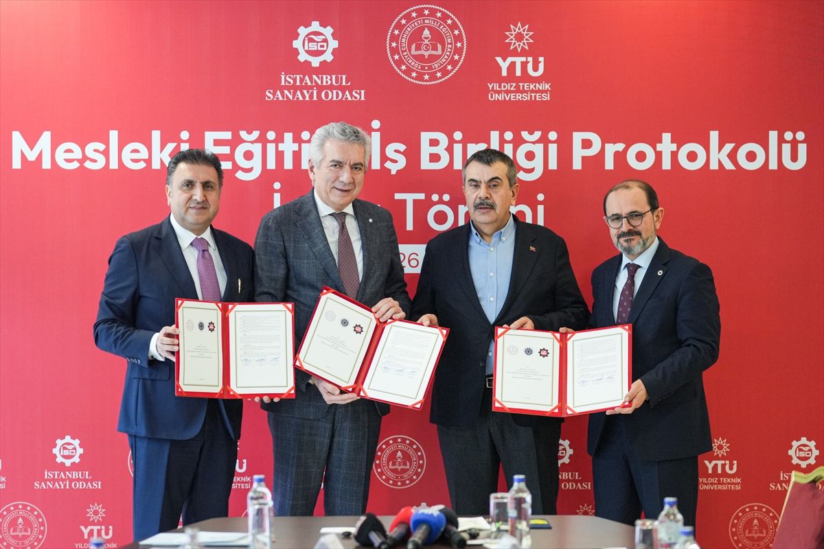 Bakan Tekin, 'Mesleki Eğitim İş Birliği Protokolü' imza törenine katıldı Açıklaması