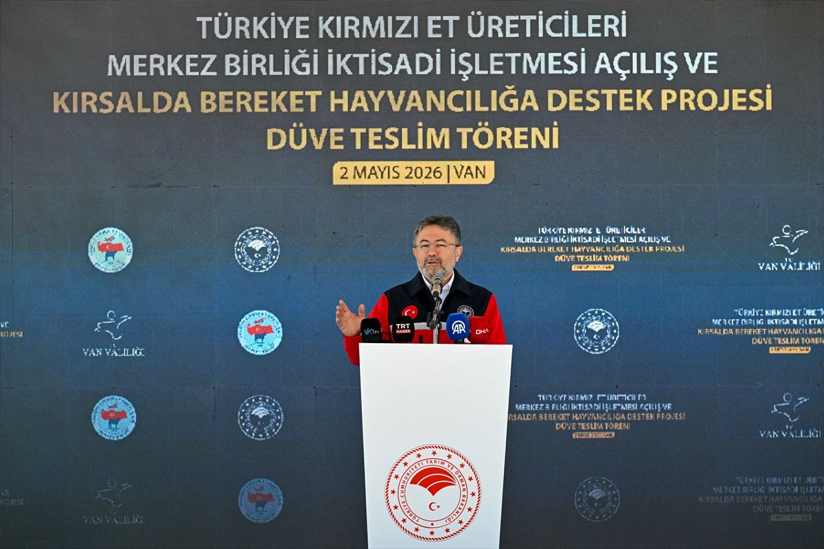 Bakan Yumaklı, Van'daki 'Kırsalda Bereket Hayvancılığa Destek Projesi Düve Teslim Töreni'nde konuştu Açıklaması