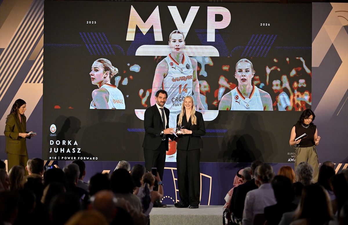 Basketbol Kadınlar Avrupa Ligi'nin en değerli oyuncusu Galatasaraylı Dorka Juhasz seçildi