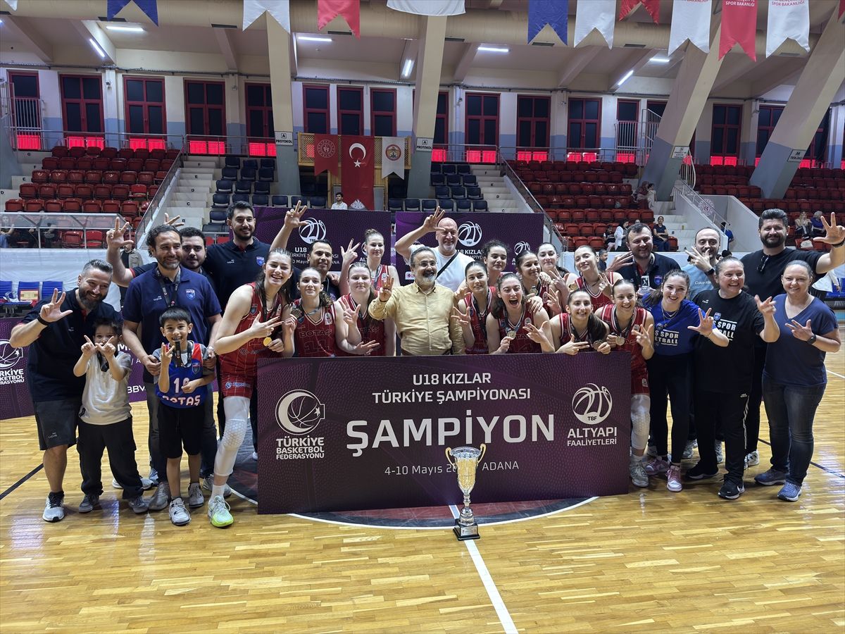 Basketbolda 18 Yaş Altı Kızlar Türkiye Şampiyonası'nı Botaş kazandı