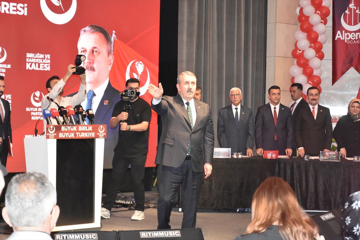 BBP Genel Başkanı Destici, partisinin Konya İl Kongresi'nde konuştu Açıklaması