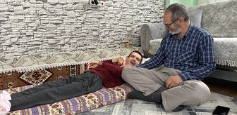 Engelli Oğluna Özel Aparat Yapan Baba Duygu Dolu Günler Yaşıyor