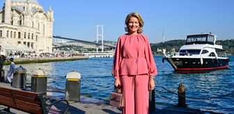 Belçika Kraliçesi Mathilde ve beraberindeki heyet Ortaköy'ü gezdi