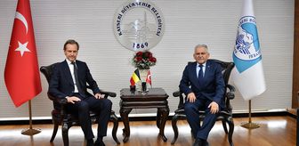 Belçika'nın Ankara Büyükelçisi Van de Velde, Başkan Büyükkılıç'ı ziyaret etti