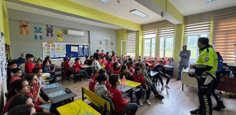 Belen ilçesinde 'Karayolu Trafik Haftası' kapsamında öğrencilere eğitim verildi