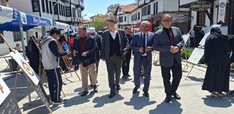 Beypazarı'nda 'Vakti Kuşanmak' etkinliği kapsamında sergi açıldı