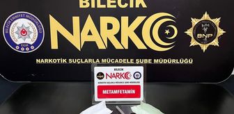 Bilecik'te aracın uyuşturucu bulunan şüpheli gözaltına alındı