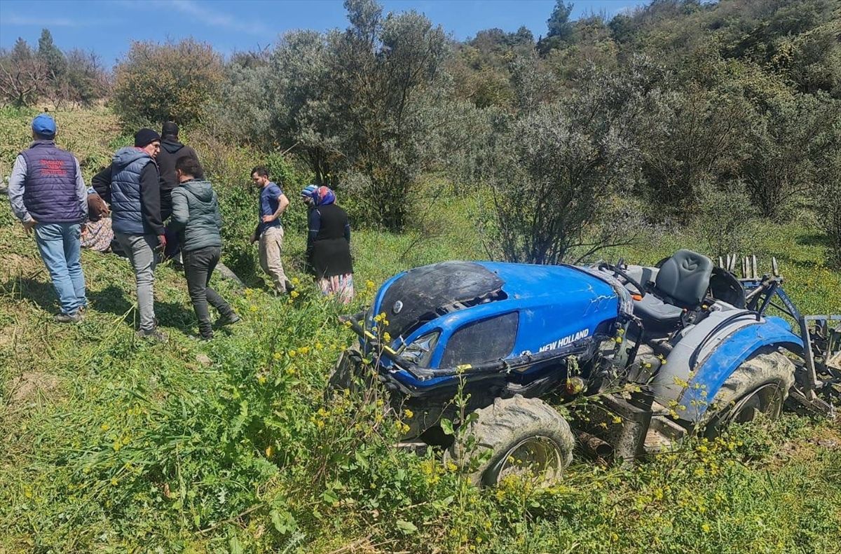 Bilecik'te devrilen traktörün sürücüsü öldü
