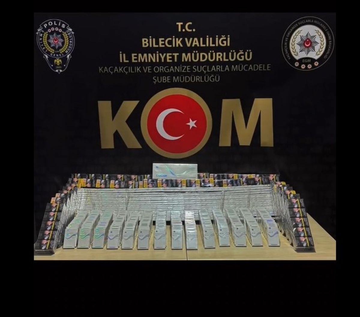 Bilecik'te kaçakçılık operasyonunda 2 zanlı yakalandı