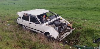 Bilecik'te otomobilin şarampole devrildiği kazada sürücü yaralandı