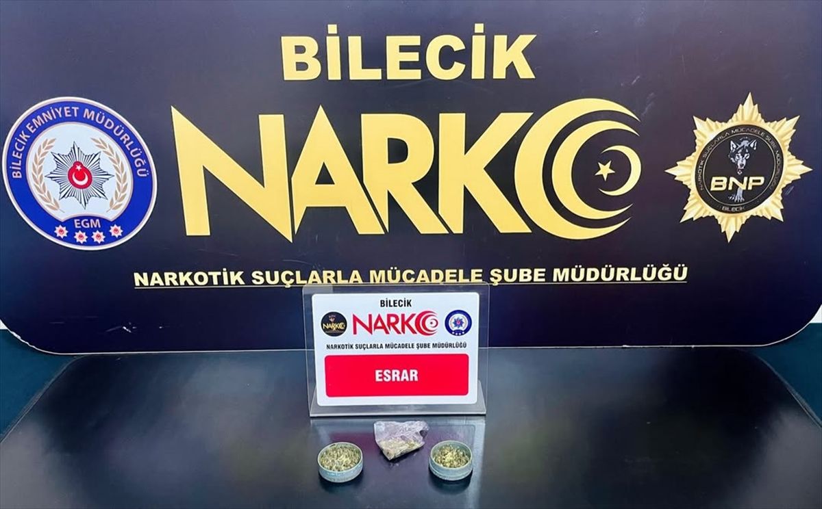 Bilecik'te uyuşturucu operasyonunda 4 zanlı yakalandı