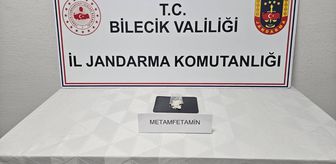 Bilecik'te üzerinde uyuşturucu bulunan zanlı yakalandı