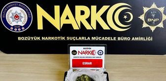 Bilecik'te üzerinde uyuşturucu bulunan zanlı yakalandı