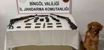 Bingöl'de bir evde silah ve mühimmat ele geçirildi