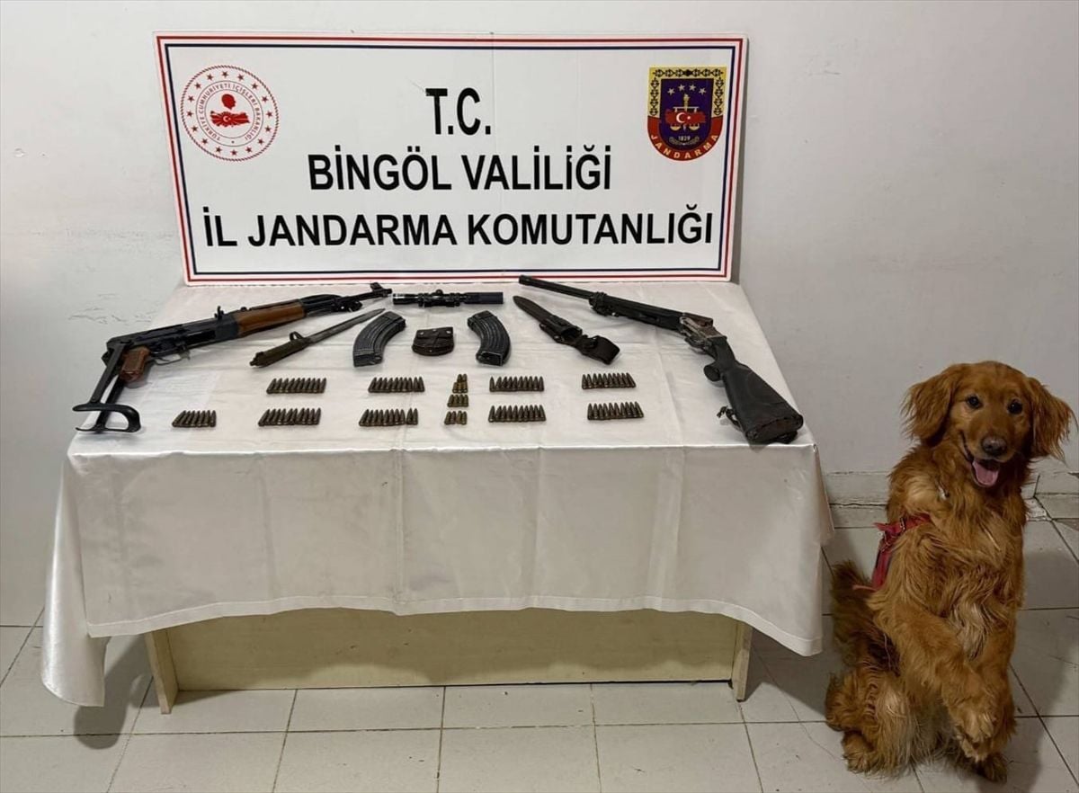 Bingöl'de bir evde silah ve mühimmat ele geçirildi