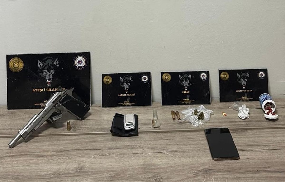Bingöl'de uyuşturucu operasyonunda 4 zanlı tutuklandı