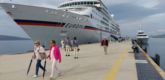 Bodrum'a 'Europa' kruvaziyeriyle 357 turist geldi